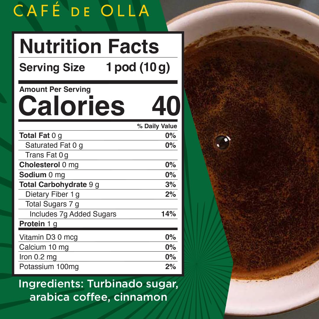 Oriente Cuban Coffee Roasters Cafe de Olla dark roast cinnamon pods deliver warmth.