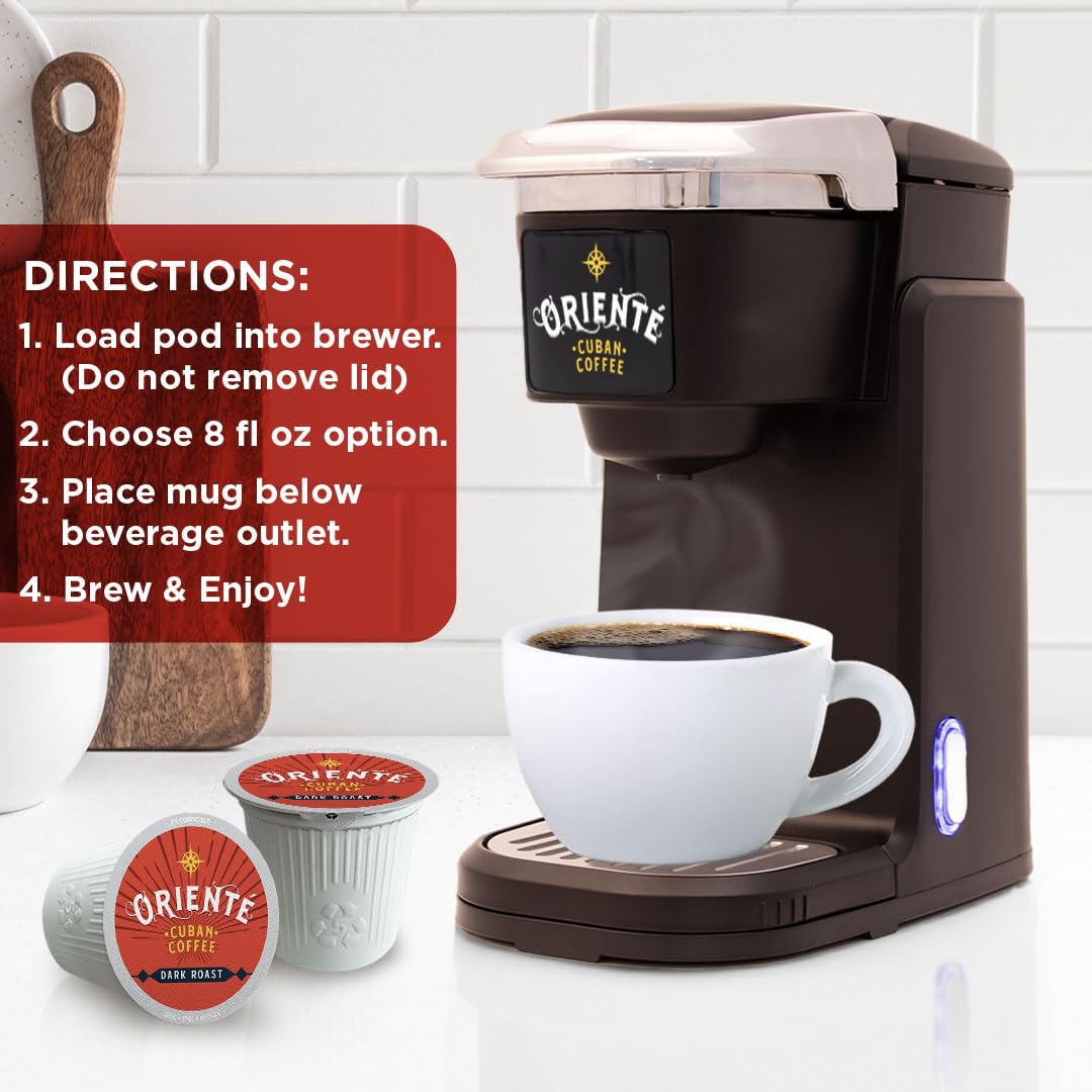 Oriente vanilla chicory smoky caramel notes pods for a luxurious, flavorful cup.