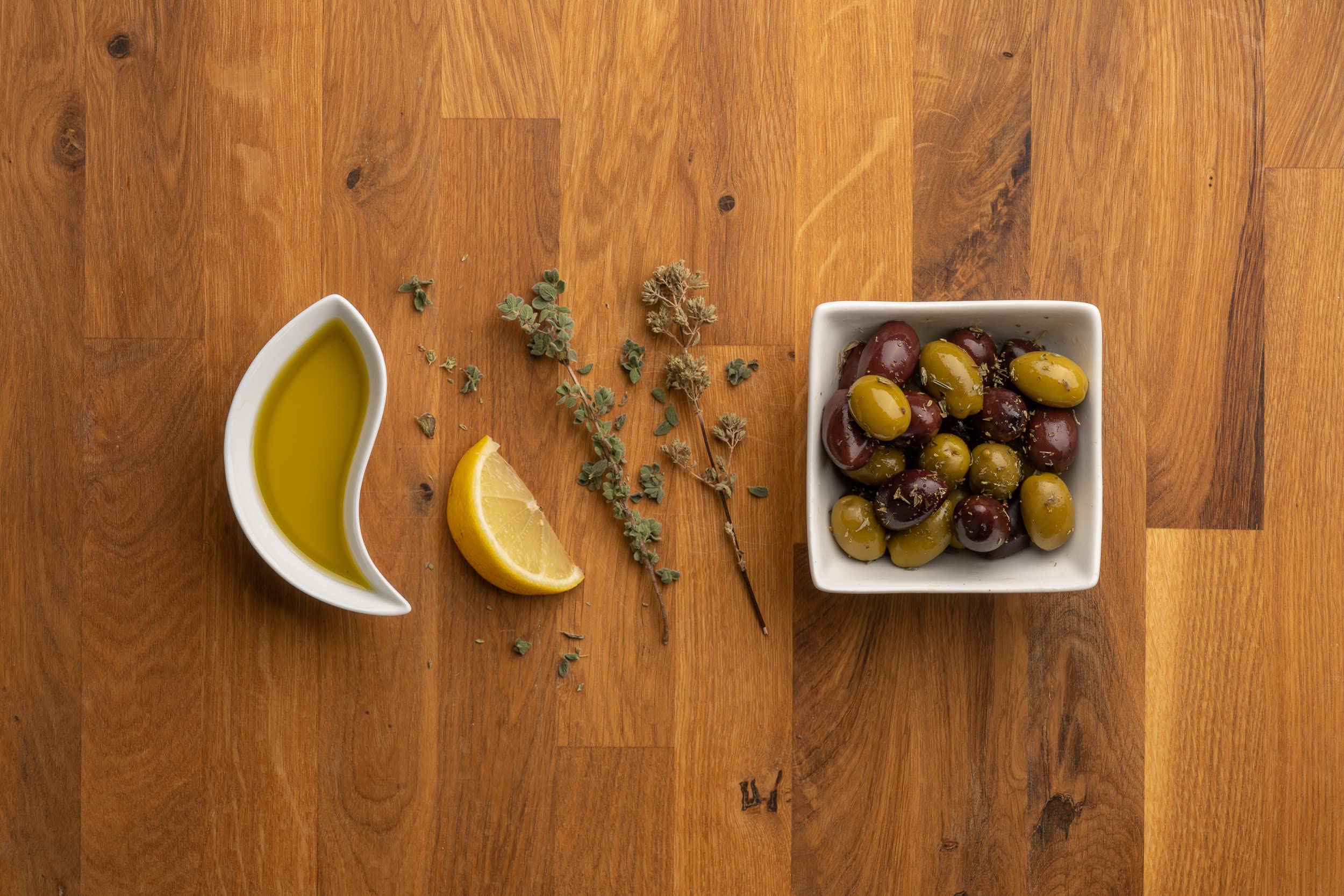 Origenes green olives in lemon marinade with extra virgin olive oil