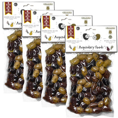 Origenes mixed olives in vacuum pack for easy Mediterranean snacking