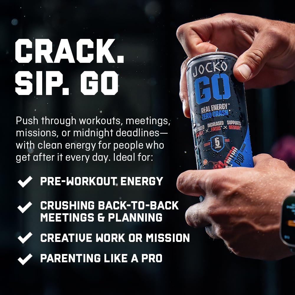 Origin Jocko GO Sour Apple pack-closeup emphasizes keto-friendly, sugar-free formula for focused study sessions.