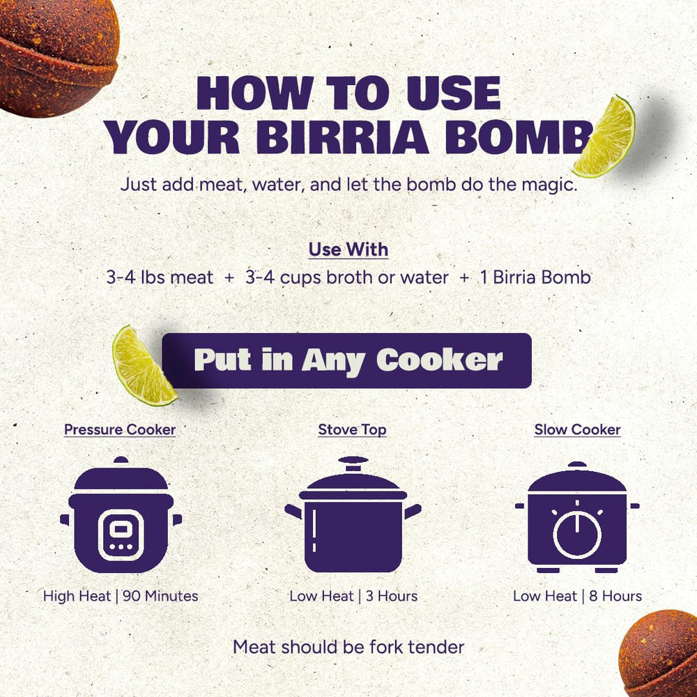 Original Flavor Bomb spices add depth to beef, goat, or lamb stews