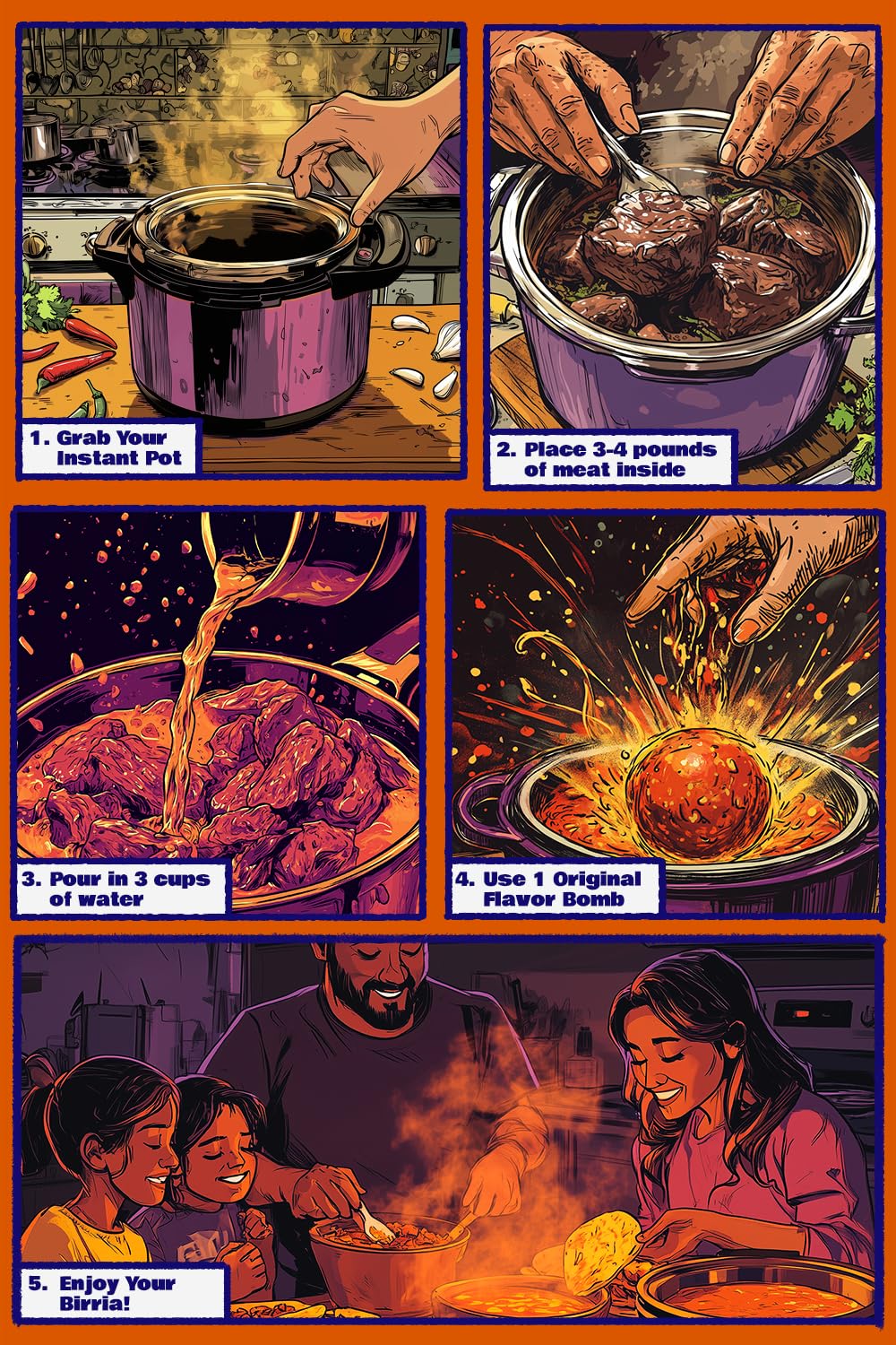 Serving tacos with birria bombs adds bold, savory notes to fillings
