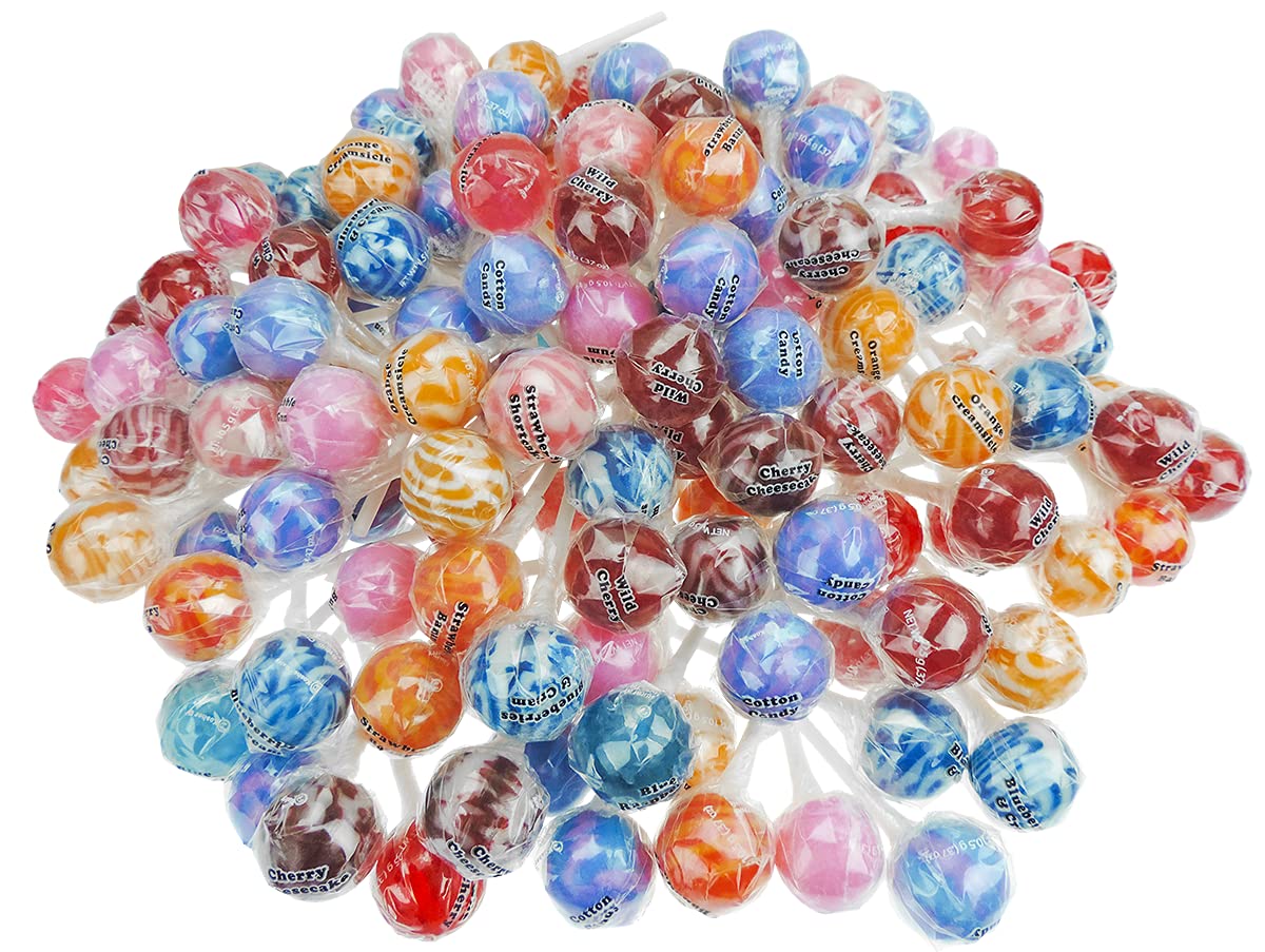 Original Gourmet Change Maker mini cream swirl lollipops gravity-pouring yields smooth edges.