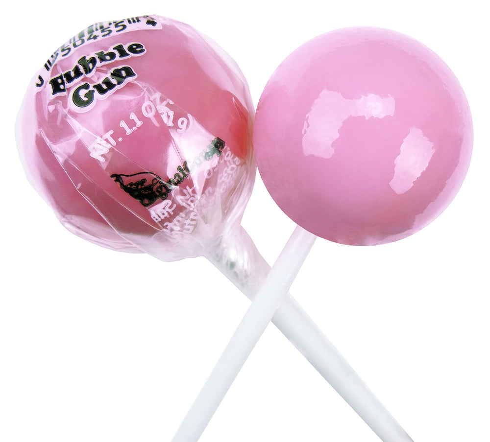 Original Gourmet Bubble Gum Lollipops 30-count pack in bright colors for celebrations