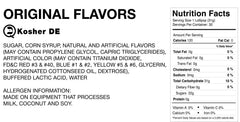 Original Gourmet Lollipops Bubble Gum colorful wrappers hint at a fun flavor