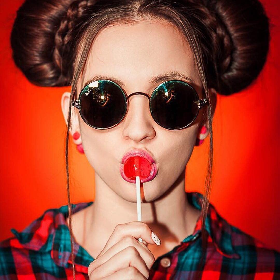 Original Gourmet made-in-USA lollipops with clear packaging appeal