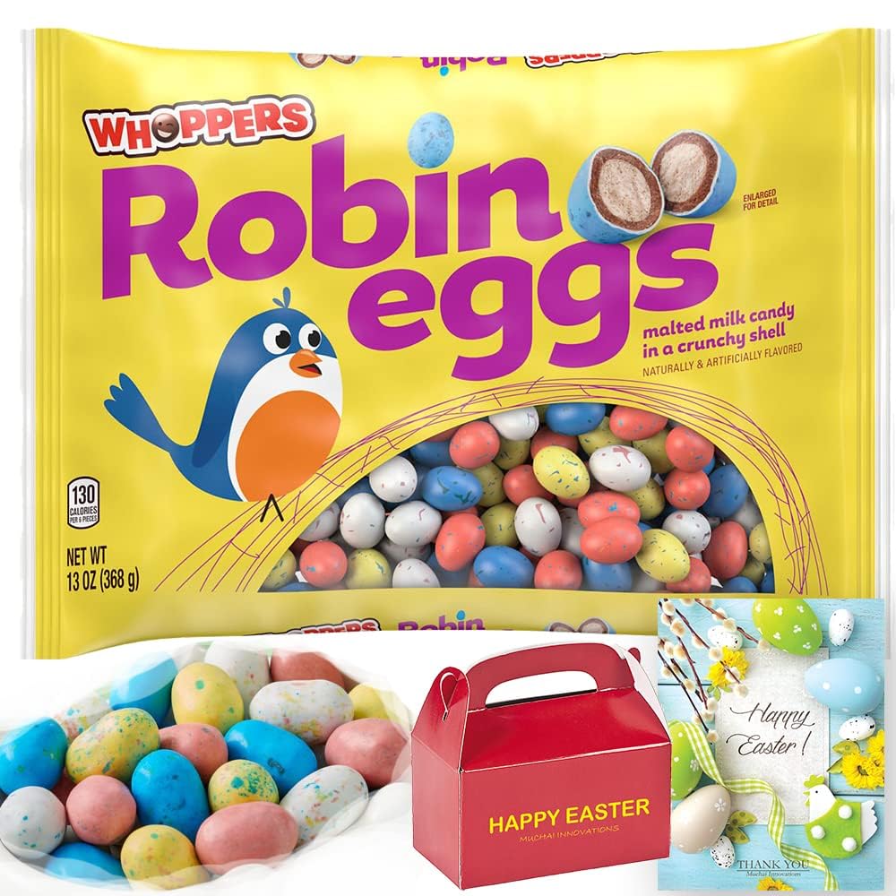 Original Whooper Easter Robin Eggs candy bag with colorful shells for Easter baskets.