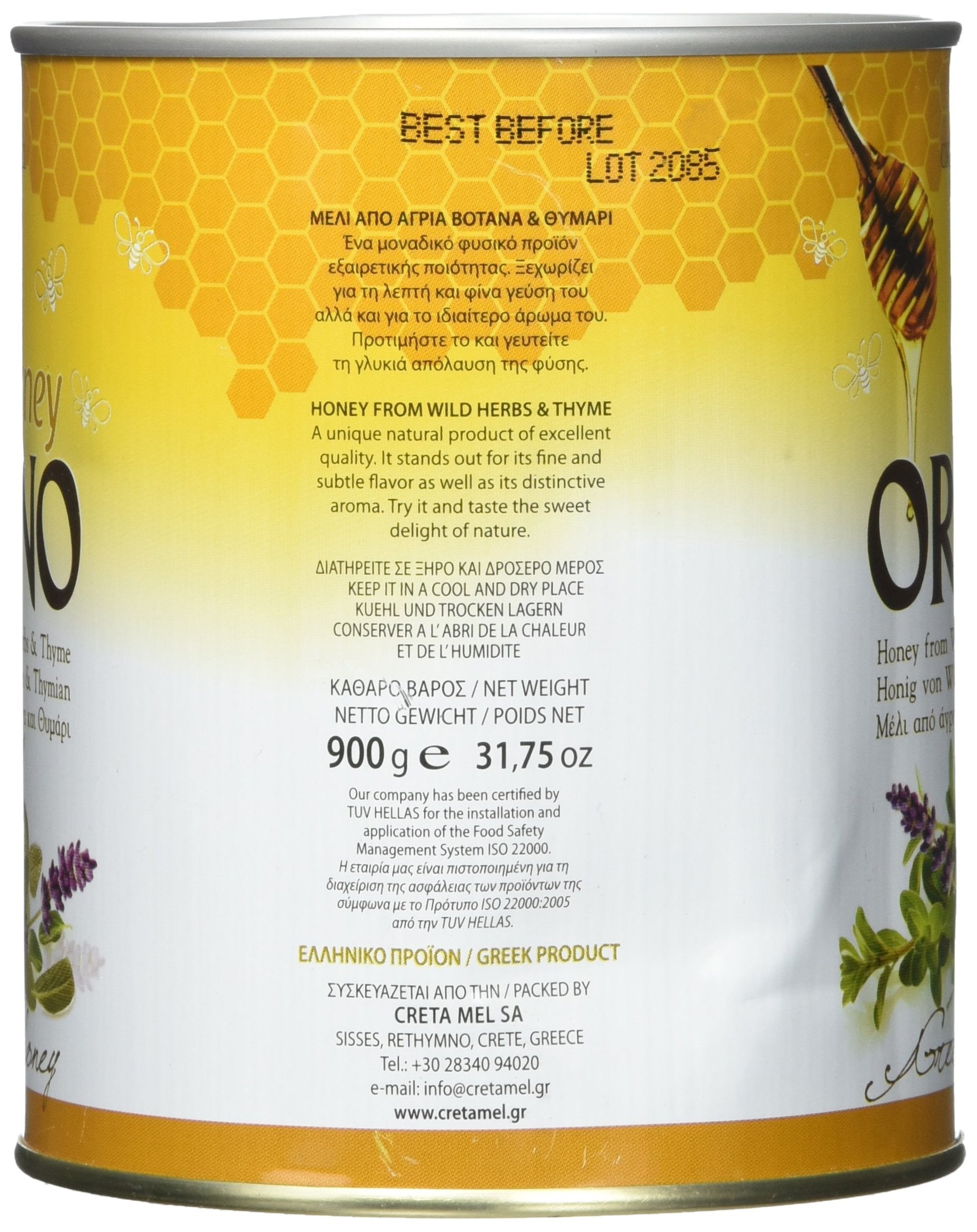 Orino thyme honey in tea and coffee, inviting sweetness