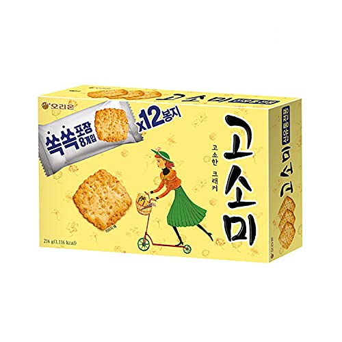 Orion Gosomi cracker 12-pack display in retail setting