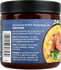 Orrington Farms Base Ham Nat spoon-jar image suggests ready-to-use flavor base.