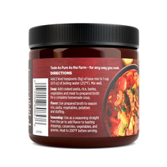 Orrington Farms Beef Broth Base powder dissolves quickly for fast, flavorful meals.