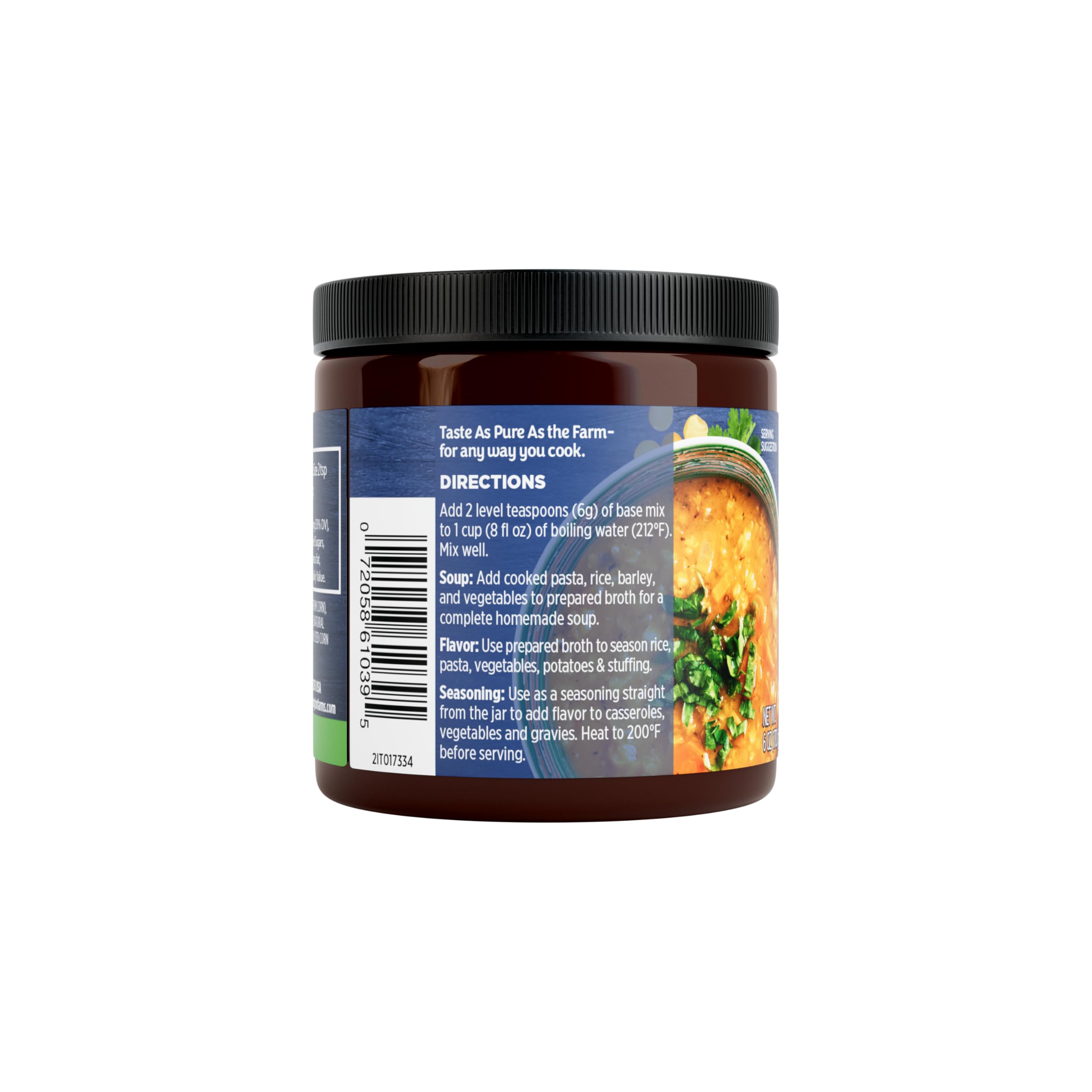 Orrington Farms vegan ham broth base ingredients reveal wholesome flavor
