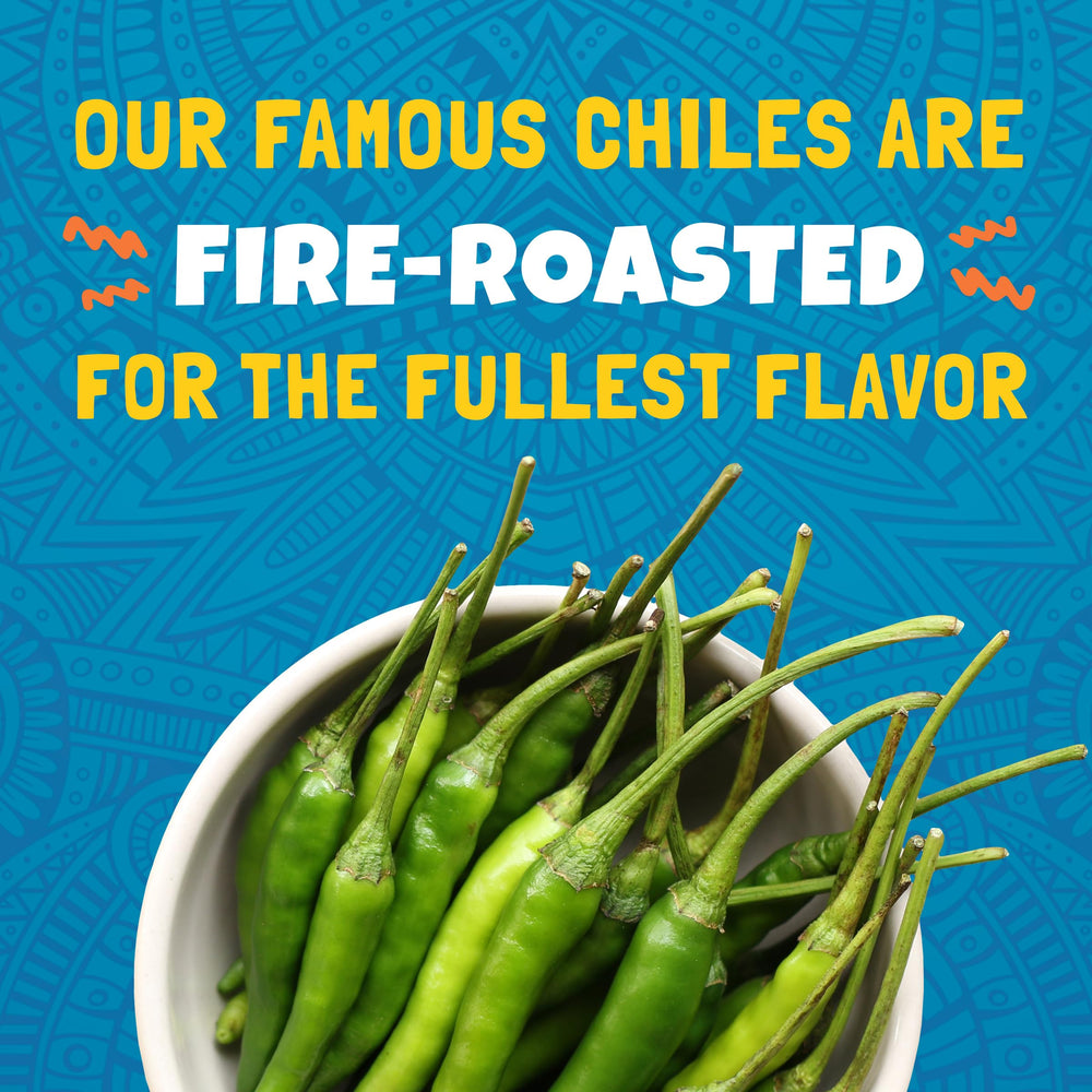 Ortega Diced Green Chiles in salsa enrich a fresh dip with green pieces.