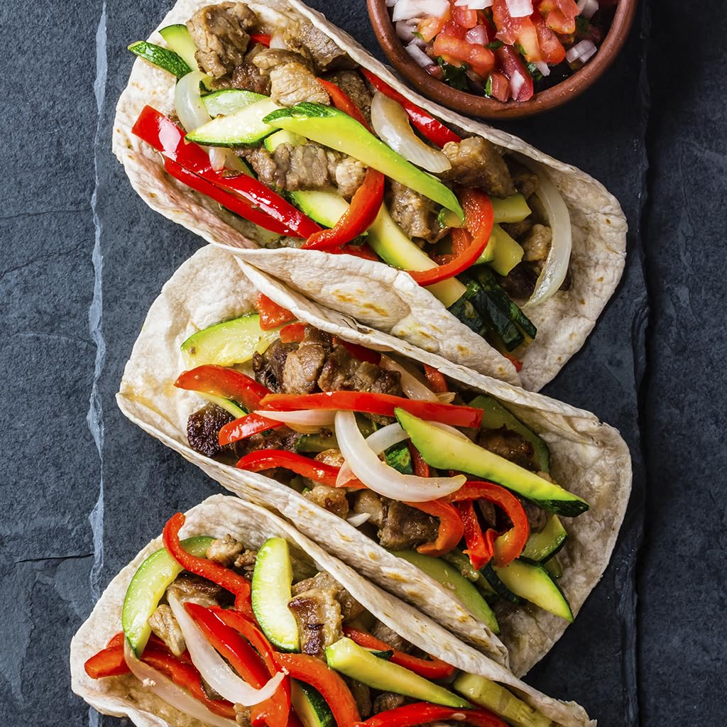 Ortega fajita seasoning packet open ready to season beef, chicken, or veggies