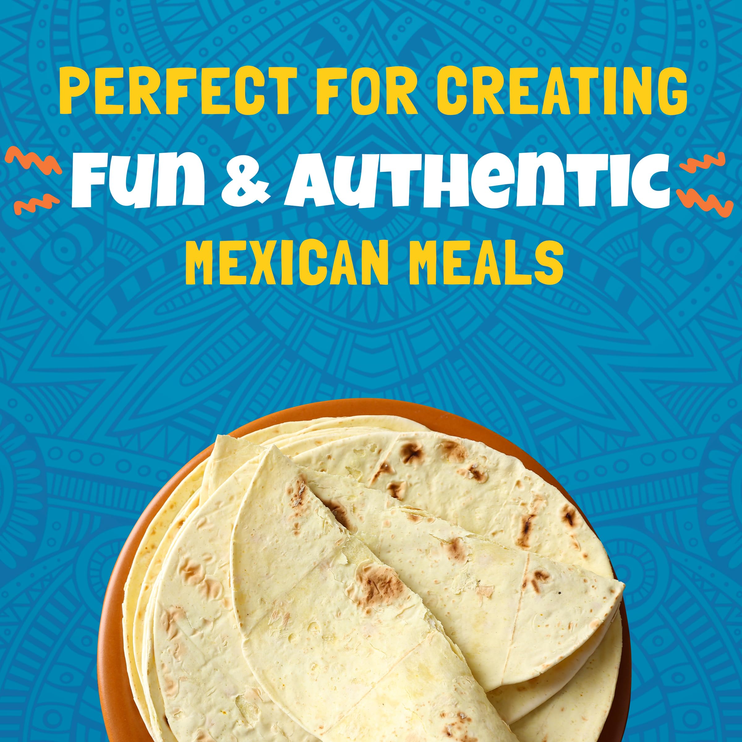 Ortega Flour Tortillas microwaved to heat quickly for breakfast or lunch.