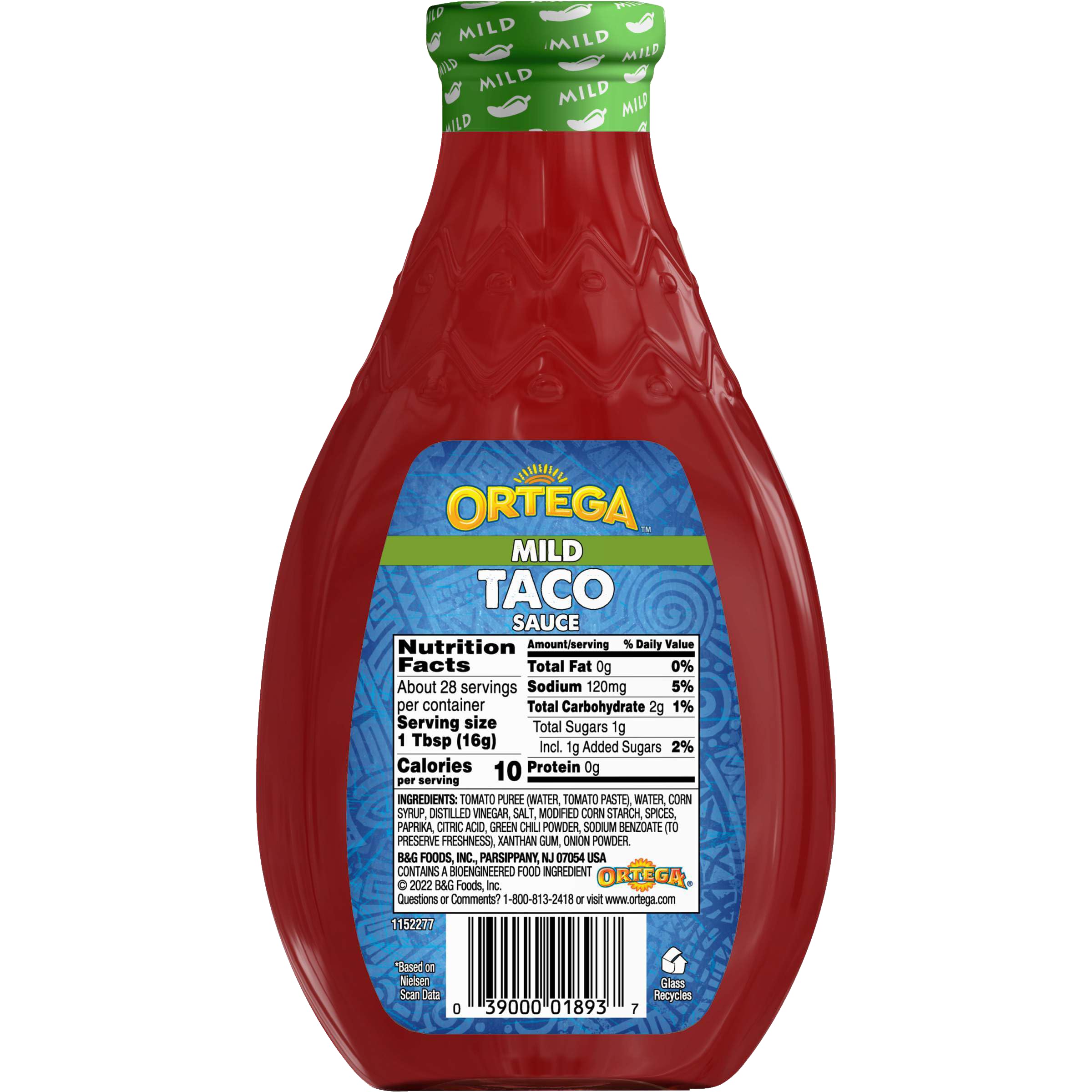 Ortega Original Taco Sauce Mild kitchen essential for quick meals.