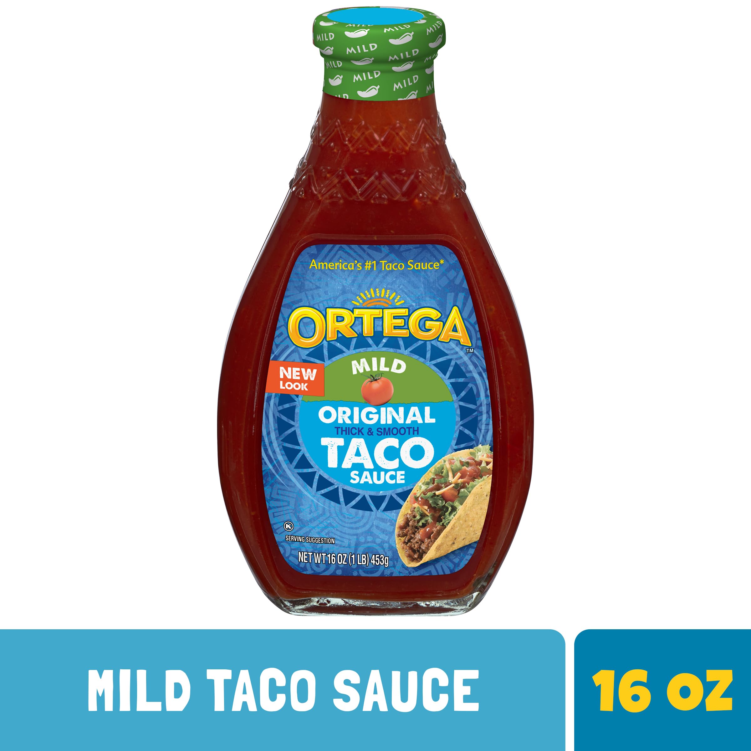 Ortega Original Taco Sauce Mild on tacos for extra flavor.