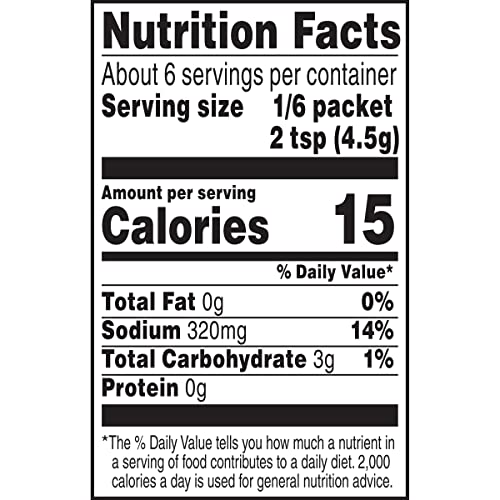 Ortega Taco Seasoning packet open closeup highlighting the spice blend for quick meals.
