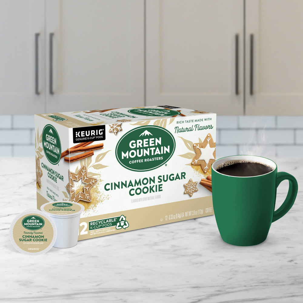 Orthodox Union kosher certification on GMCR Cinnamon Sugar Cookie