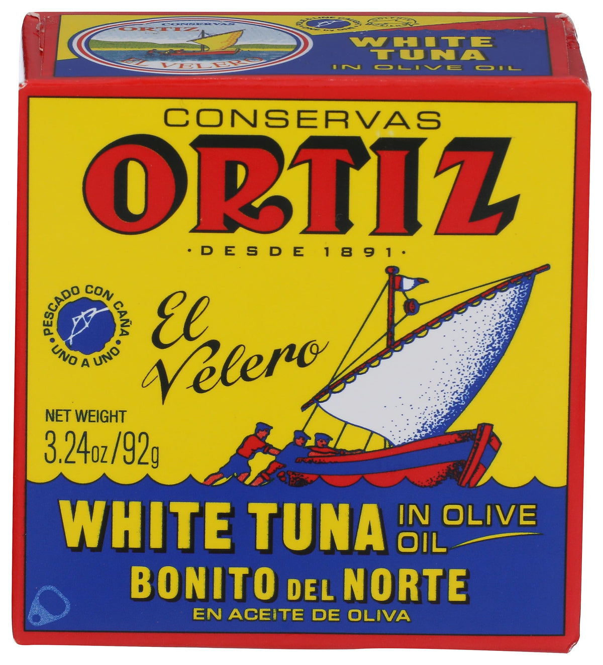 Ortiz Bonito Del Norte tuna in oil can, premium protein for quick meals