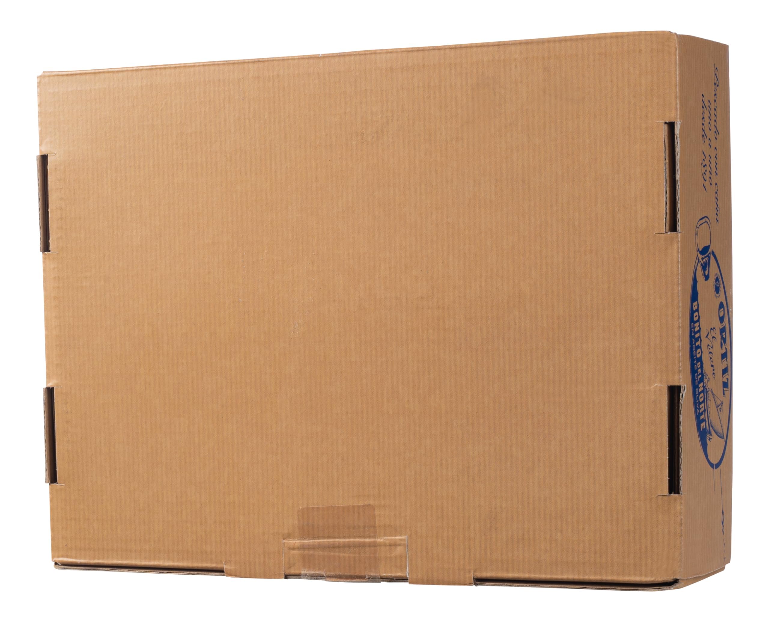 Ortiz Conservas heritage note on box highlights long family craft.