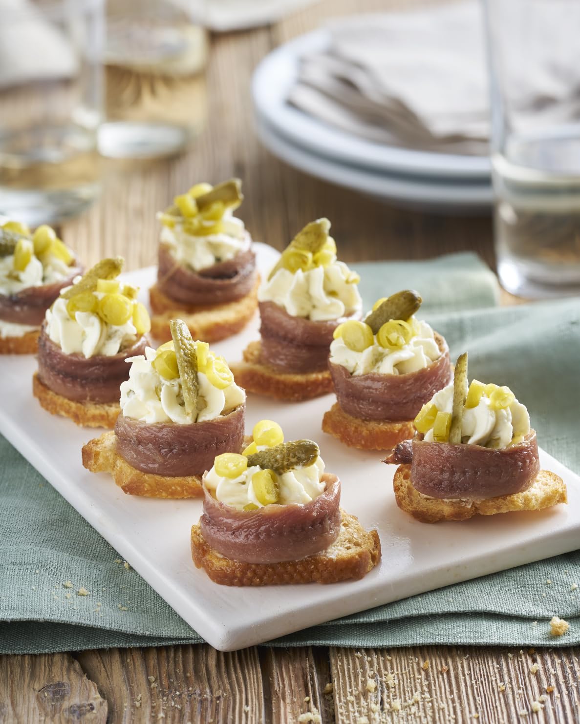 Ortiz Cantabrian Sea wild-caught anchovies, sustainable choice for gourmet toppings.