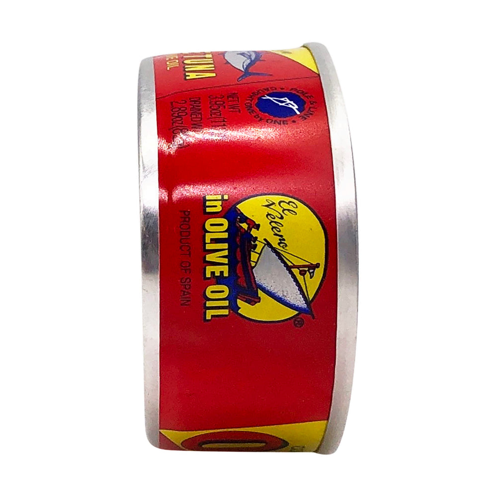 Ortiz tuna olive oil serving in a dish, inviting flavor.