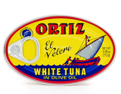 Ortiz tuna on salad serving adds protein and bright flavor.