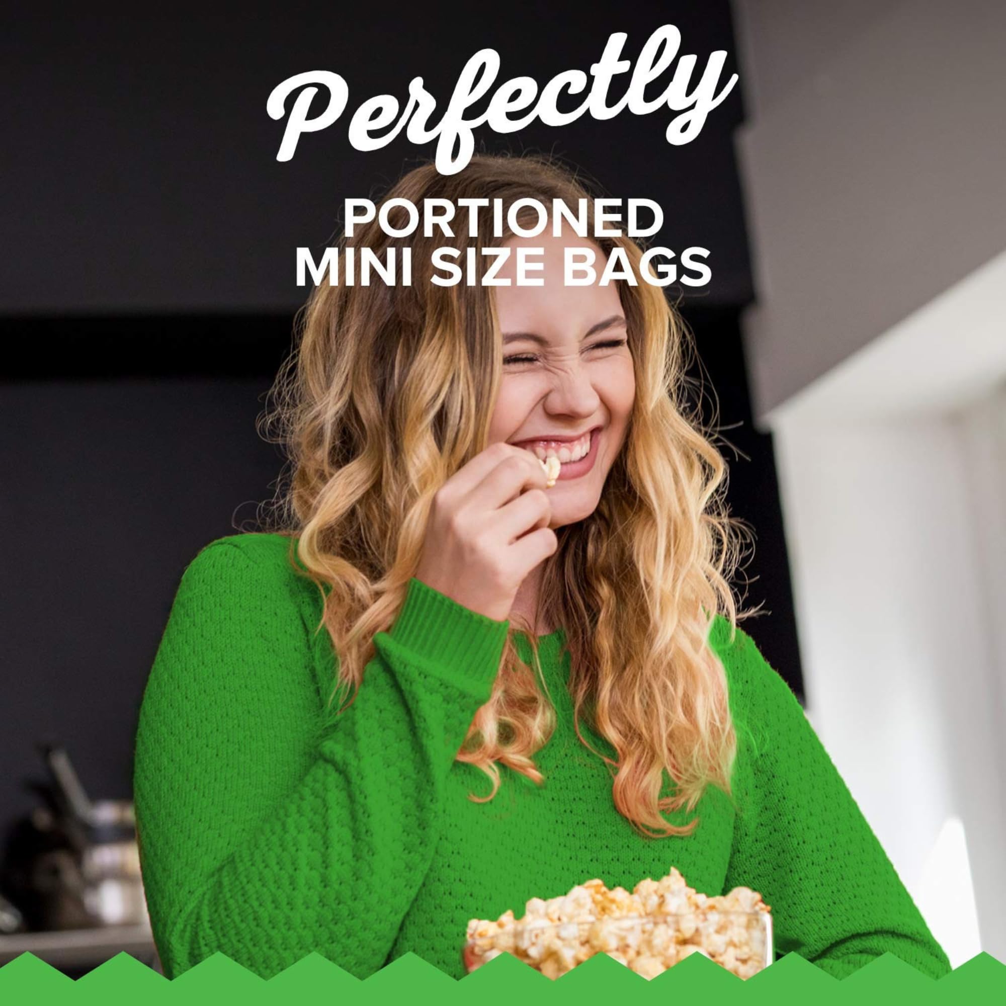 Orville Redenbacher's popped popcorn in bowl with crisp texture and light salt