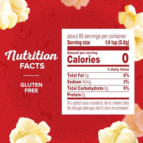 Orville Redenbacher's Movie Theater Butter dusted over hot popcorn for extra buttery bite.