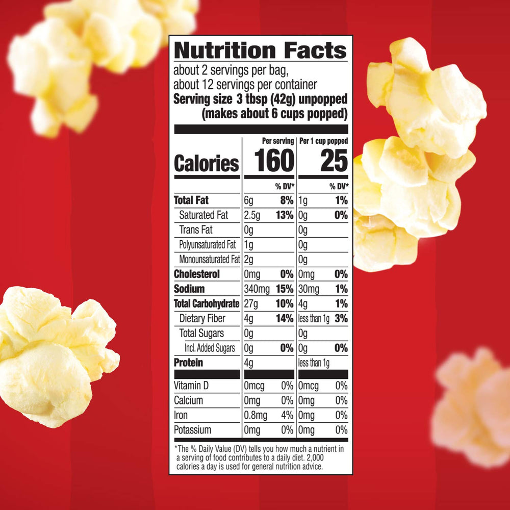 Orville Redenbachers light butter popcorn in a serving bowl for a cozy movie night.