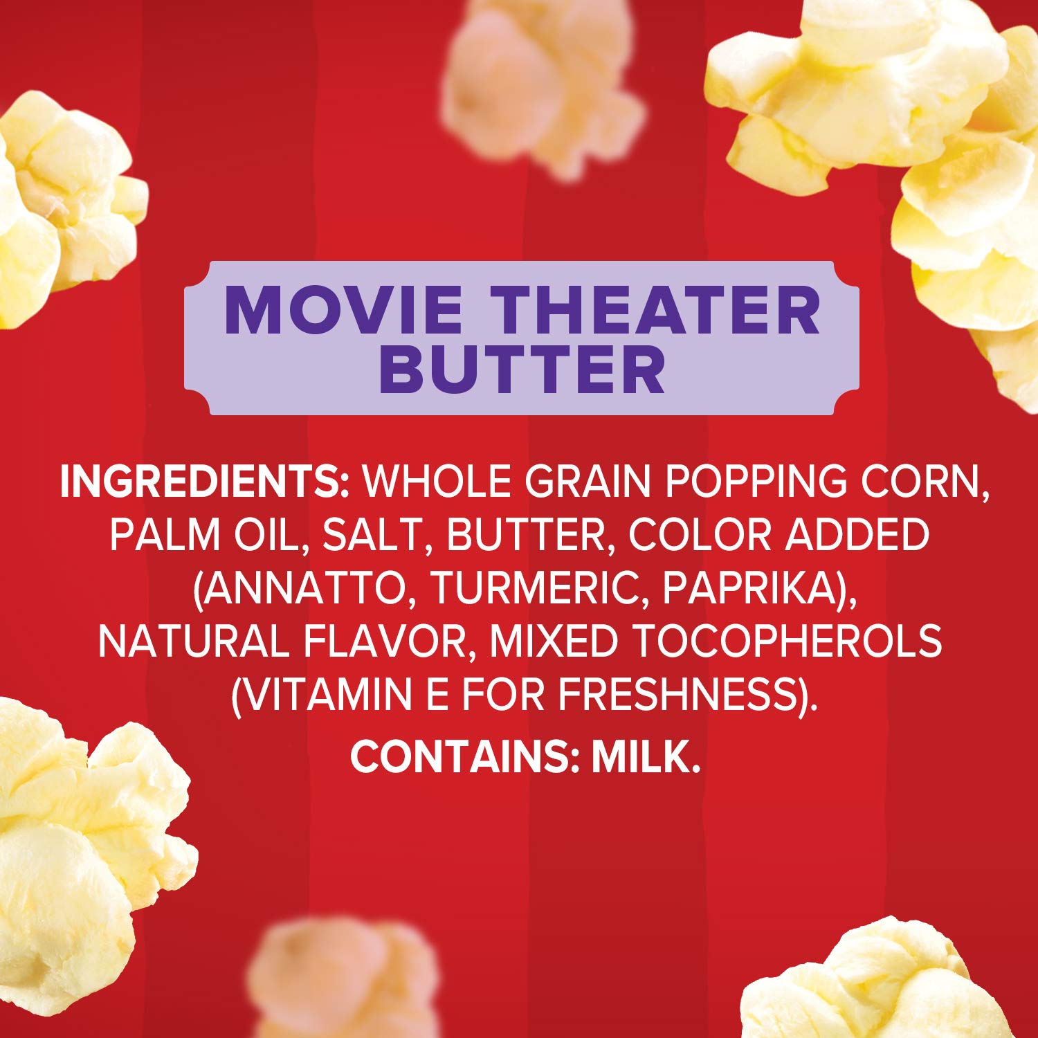 Movie-night setup with Orville Redenbacher's popcorn and drinks on the table.