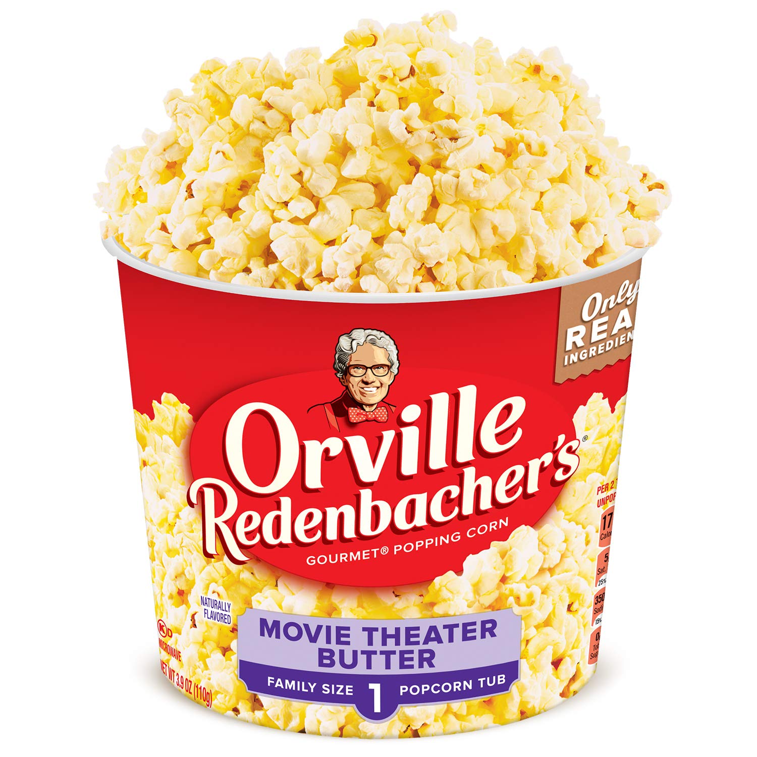 Orville Redenbacher’s Movie Theater Butter tub—cozy family movie night.