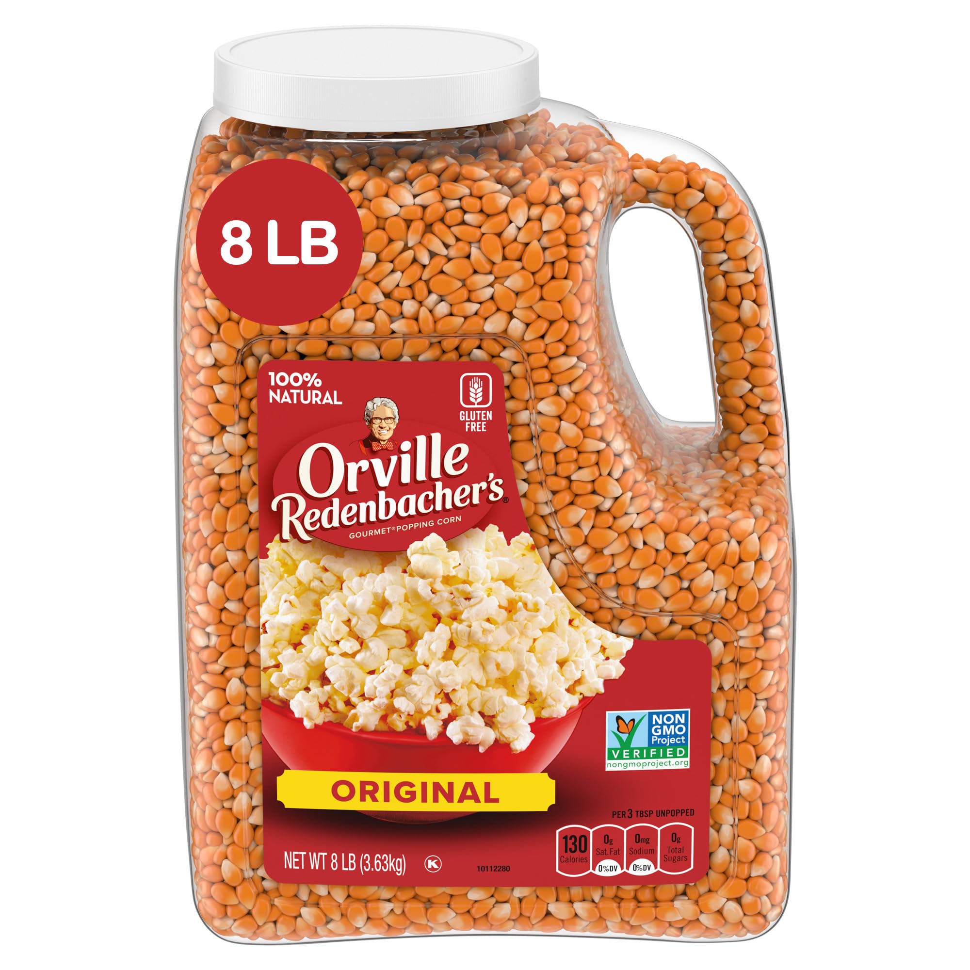 Orville Redenbacher's Original Gourmet Kernels bag, gluten-free and Non-GMO, ready for gourmet popcorn.