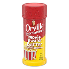 Orville Redenbacher's Movie Theater Butter seasoning package adds cinema-style flavor to popcorn.