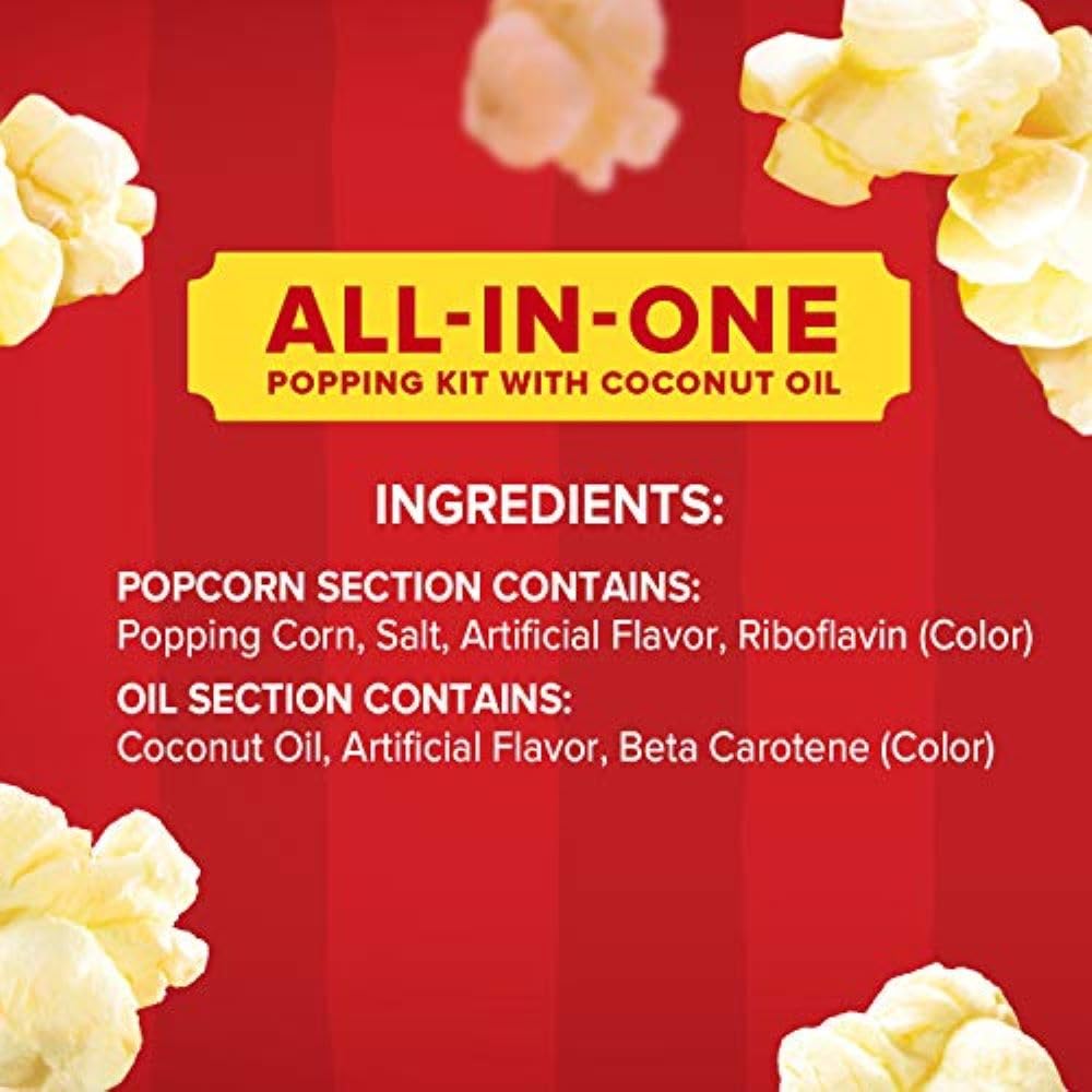 Orville Redenbacher's kit ideal for store, office, or concession use