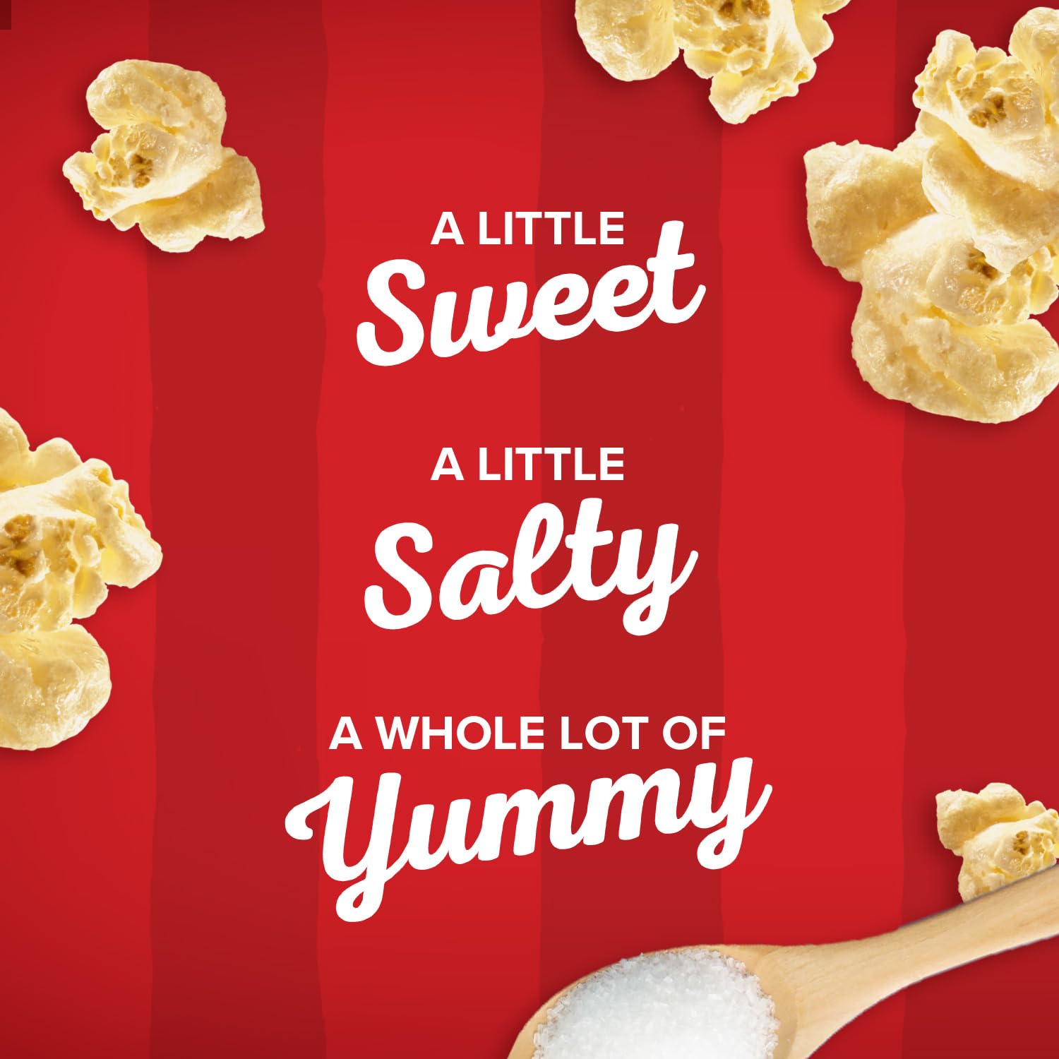 Serving bowl with freshly popped Orville Redenbacher's popcorn.