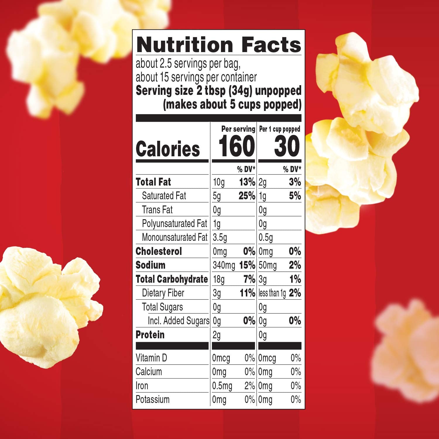 Orville Redenbacher's real-butter-popcorn-packs deliver rich theater flavor in minutes