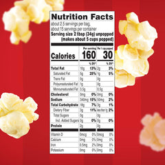 Orville Redenbacher's real-butter-popcorn-packs deliver rich theater flavor in minutes