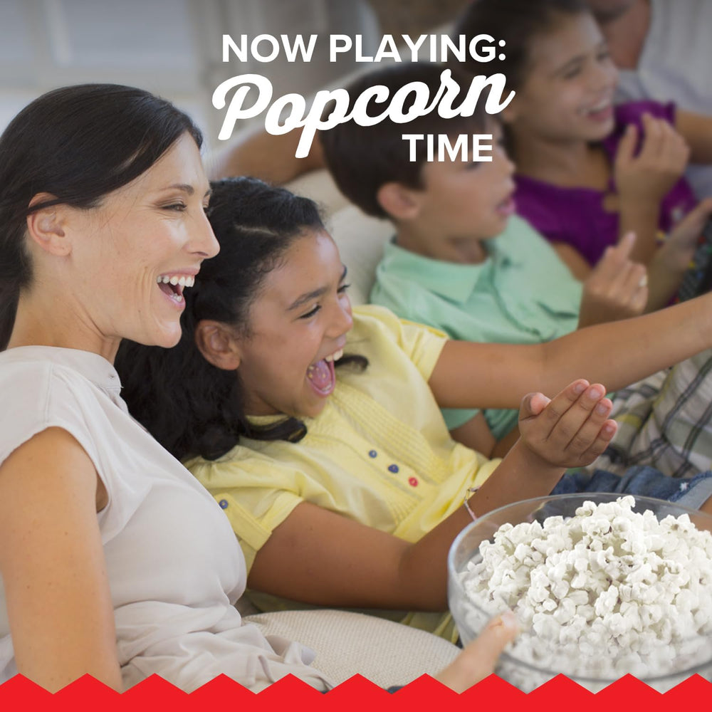 Orville Redenbacher's Tender White popcorn in a bowl showing light, fluffy texture with crunch