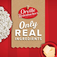 Orville Redenbacher's Tender White popcorn microwave bag delivering warm, freshly popped flavor fast