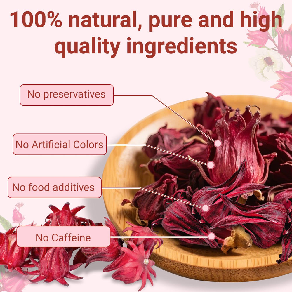Oryvox Hibiscus Tea Bags inside pack showing plant-based, biodegradable bags for eco-friendly brewing.