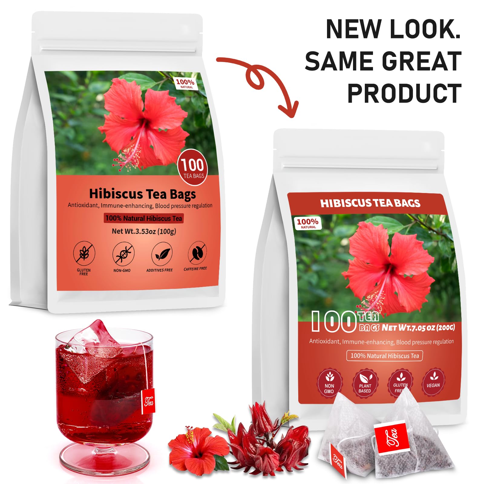 Oryvox hibiscus tea can enrich smoothies or cakes with tart notes