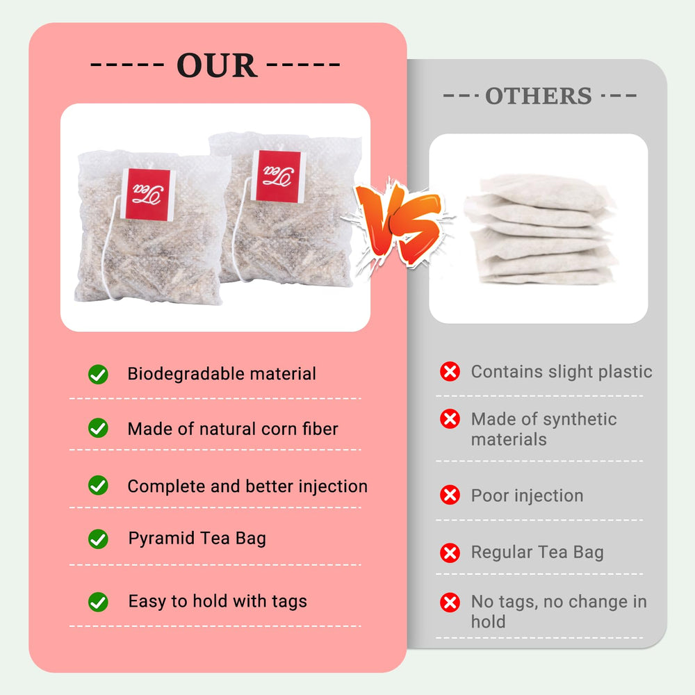 Oryvox marshmallow root tea bag steeping in cup with warm aroma