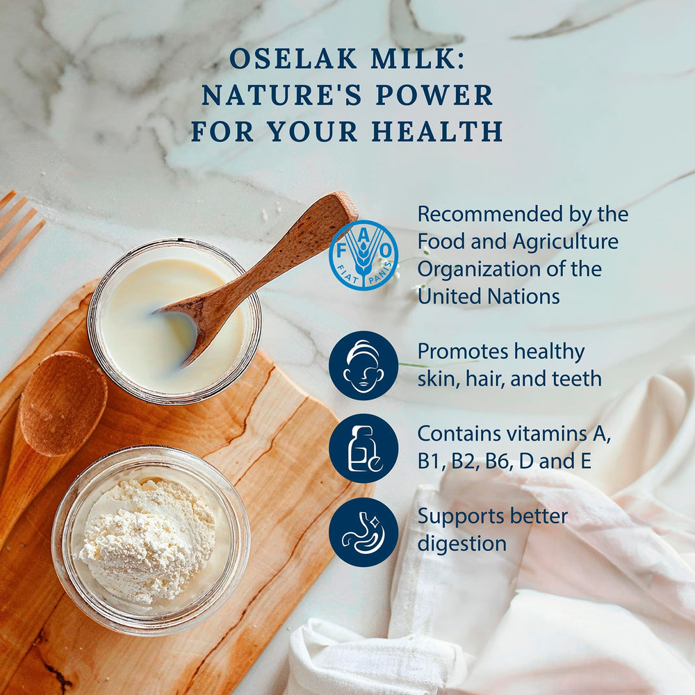 Oselak donkey milk powder nutrition label for informed choices