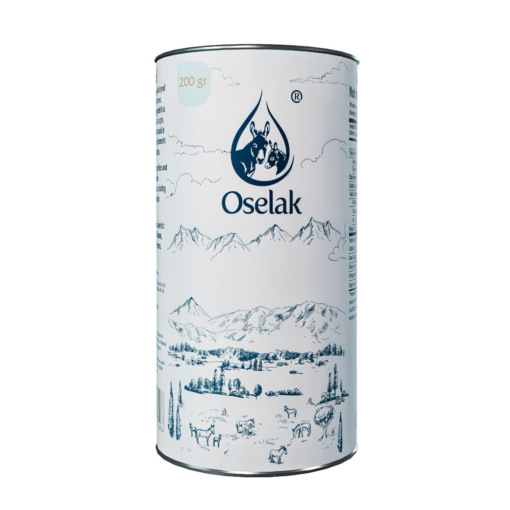 Oselak donkey milk powder 200g pack for daily use