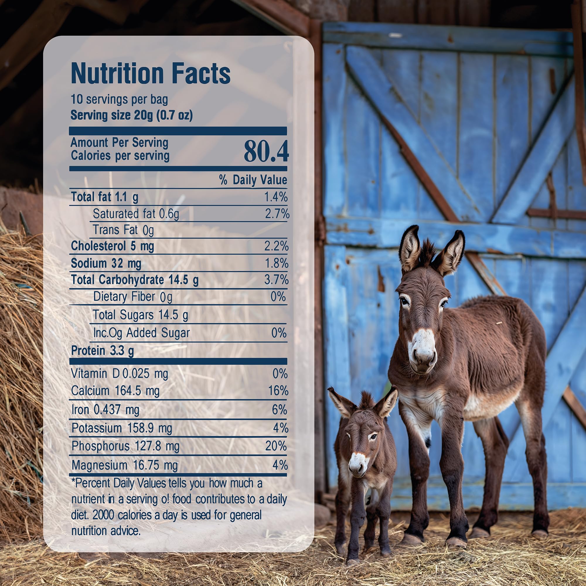 Oselak donkey milk powder scoop for precise measurements