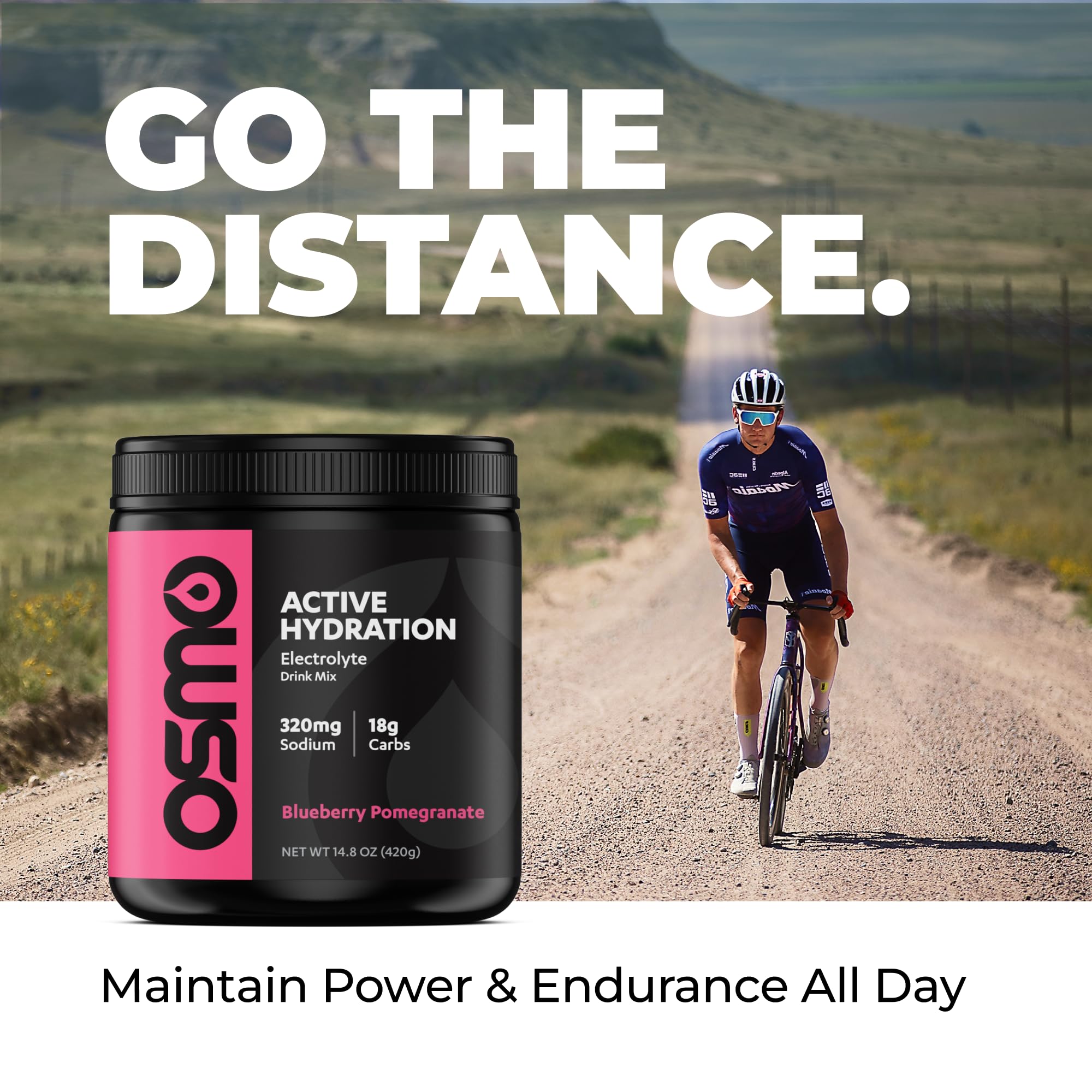 Osmo Active nutrition label closeup displaying electrolyte and ingredient information