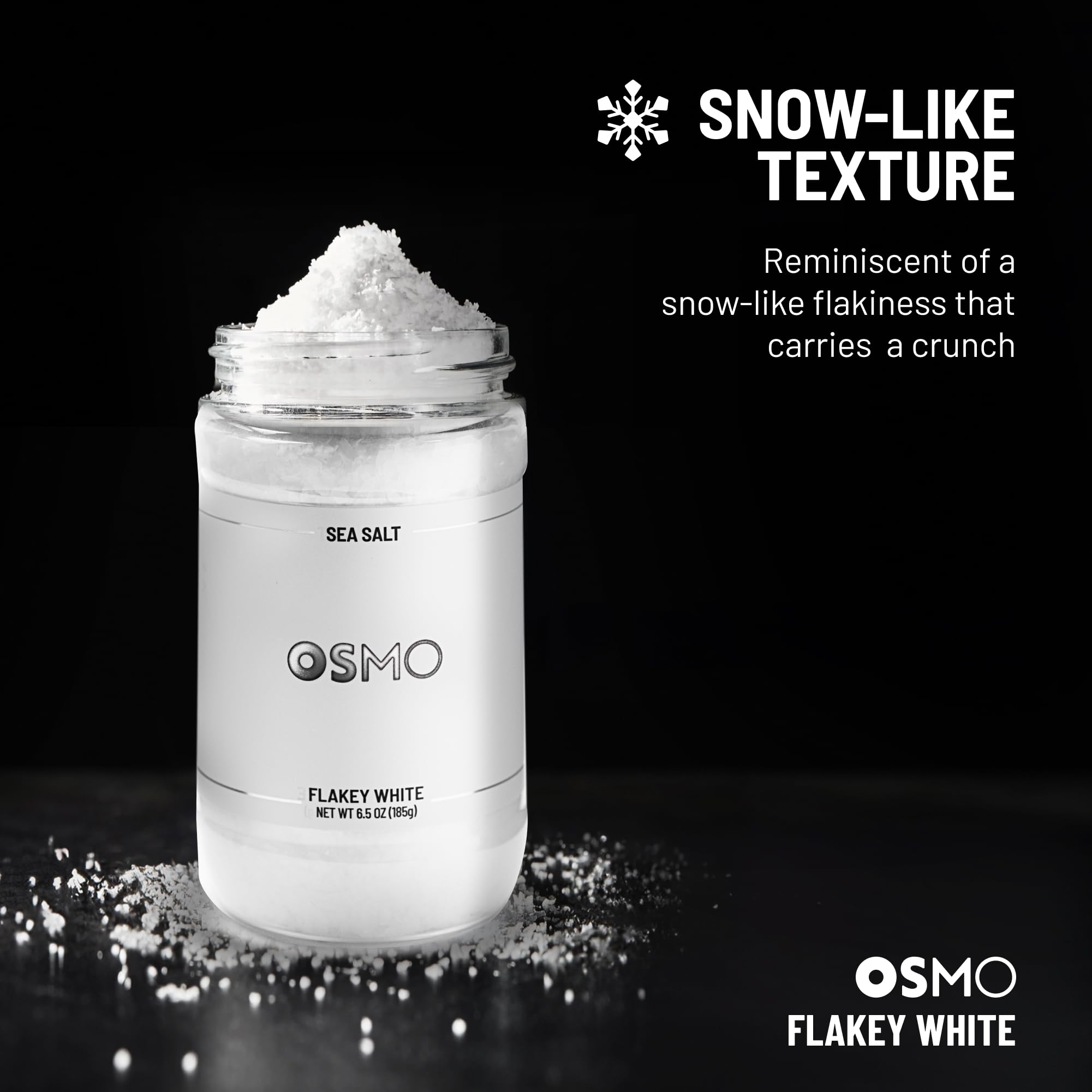 osmo overhead flatlay of all five jars for pantry organization and cooking versatility